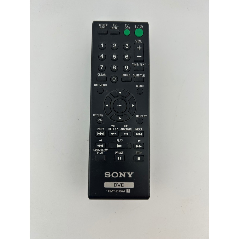 Sony DVD Remote Control RMT-D187A Genuine‎
